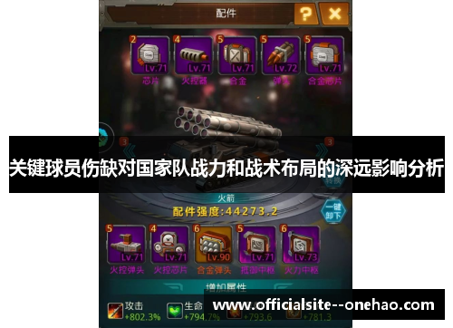 关键球员伤缺对国家队战力和战术布局的深远影响分析